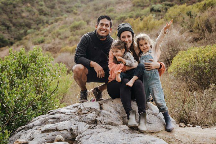 Latino Conservation Week Latino family posing for a photo on a hike | Latino Conservation Week