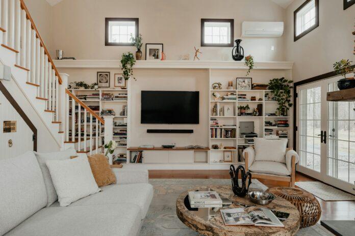 Living room set up with television | family friendly shows